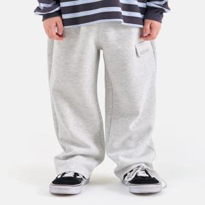 [정가 59000원]피케 스트레이트 팬츠 (멜란지 화이트) OD253BPT01_MWH