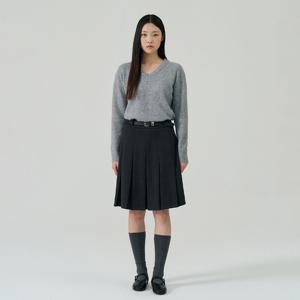 벨티드 플리츠 미니 스커트_CD5WS907