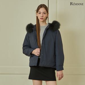 [최초가 199,000원]폭스퍼 후드 구스다운 자켓