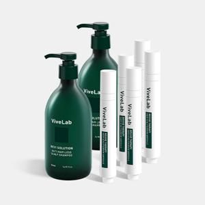 [투머치쇼PICK / 투머치 관리 풀세트] 초록 탈모 샴푸 500ml 2 SET + 스칼프 앤 브로우 앰플 15ml 5 SET