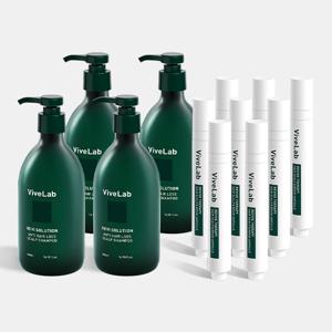 [투머치쇼PICK] 스칼프 앤 브로우 앰플 15ml 8 SET + 초록 탈모샴푸 500ml 4 SET