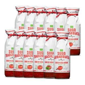 오가닉 토마토소스 6병*더블세트(오리지널8,바질2,아라비아따2)