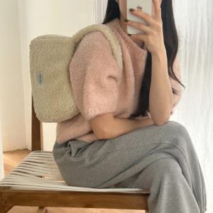 BLOW Teddy  hobo Bag(테디 호보 백)_ 2Color