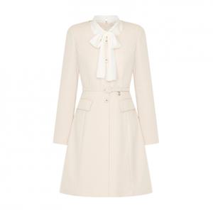 [정상가 379,000원] 배색리본 벨티드 원피스 NWOPPJ0700