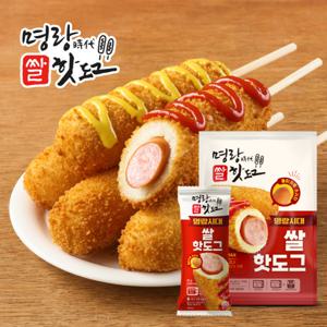 명랑핫도그 쌀 핫도그 850g x 1팩 (10개입)