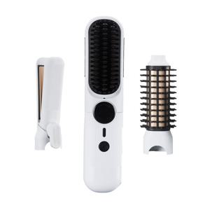 휴브론 3in1 무선 고데기 미니 판 매직기 아이롱 앞머리 뿌리 볼륨 스타일링 휴대용 여행용