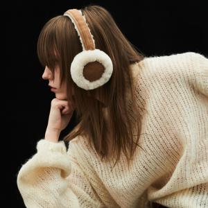 [리퍼브][정상가 85,000원] KM156 핸드메이드 램 시어링 귀마개 천연가죽ver.