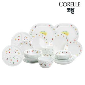 코렐 샐러드시즌 6인 홈세트 28P 삼절 대 + 타원