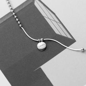 에르모사제이 N029 실버 925 은목걸이 실버 목걸이 코인목걸이 실버 볼목걸이 레이어드목걸이 초커목걸이