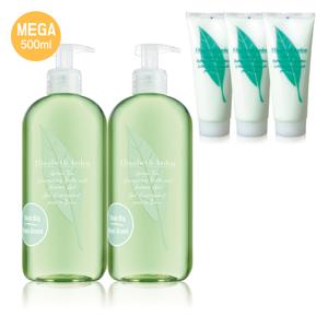 그린티 샤워젤 500ml 대용량 듀오세트(+바디로션300ml추가구성)