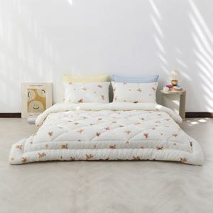 쿠키베어 먼지없는 차렵이불 단품 침구세트 SS/Q/K