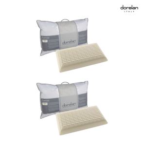 dorelan  센스 메모리폼  경추 베개 2개 세트