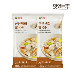 채선당 신선백합칼국수 1060gx2세트