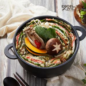 채선당 밀푀유나베 2인+스키야끼 2인 밀키트_총4인분+추가 백합칼국수