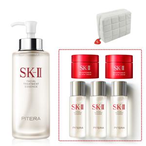 sk2 에스케이투 [1A] 대용량 피테라 에센스 330ml 세트+화이트파우치