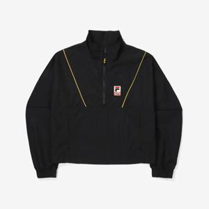 휠라 여성 헤리티지 모노그램 크롭 자켓 FS2JKF1153F_BLK