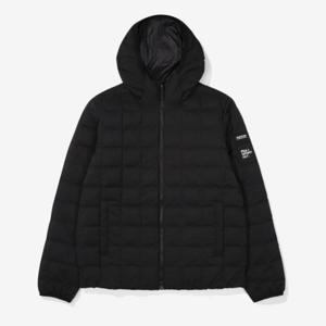 휠라 격자퀼팅 후드 다운 경량패딩 FS2DJF4135X_BLK