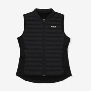 휠라 우븐하이브리드 다운 경량패딩 베스트 FS2DVF4251F_BLK