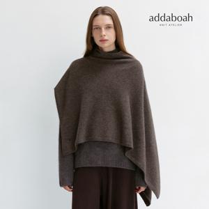 애드아보아 24FW 라쿤울 블렌디드 케이프니트