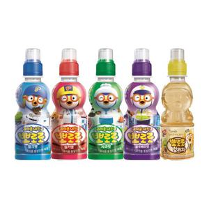 뽀로로음료 5종 혼합 블루베리5개+사과5개+밀크5개+딸기5개+보리차4개