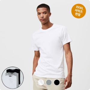 [지오다노]남녀공용 코튼 라운드 3PACK 243801