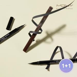 [1+1]  워터프루프 타투 펜 아이라이너 0.5g 2종 /리퀴드 라이너 눈화장 점막아이라이너 붓펜