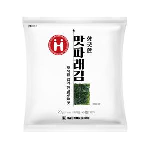 세번 구운 향긋한 맛파래김 10매x10봉, 총 100매