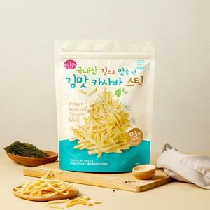 [이더스] 국내산 김으로 맛을 낸 김맛 카사바스틱 210g 2팩