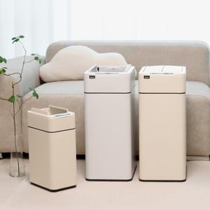 30L+10L 냄새차단 스마트 자동센서휴지통 날개형