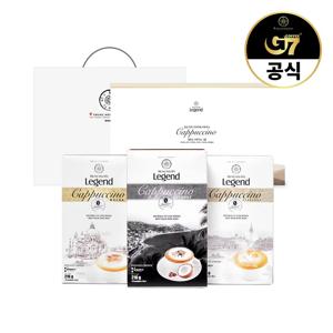 G7 레전드 카푸치노 커피 3종 선물세트 36입 (모카 / 헤이즐넛 / 코코넛 / 쇼핑백)