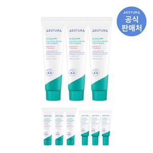 [CJ단독]  에이시카365 리페어 크림 pH4.5 60ml 3개