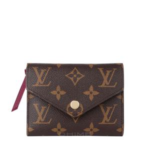 (선물포장)(당일출고) 반지갑 빅토린 모노그램 푸시아