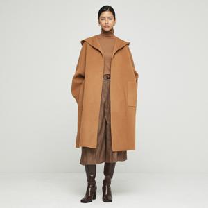 [최초가 499,000원]벤자민 후드 케이프 코트