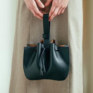 [리퍼브] 3Colors_핸드메이드 테슬 덤플링 라운드 토트 백 l B06