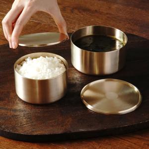 방짜유기 유기그릇 찬합 공기대접겸용