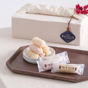 해미한과 혼합유과+보자기 포장  180g 명절 한과 선물세트 K디져트