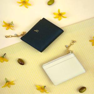 헤지스 액세서리 [[25FW]] HIWA5F914BK [마지막 수량][지금이 최저가][ELLA] 블랙 가죽 퍼피로고