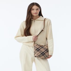 액세서리 여성 [[24FW]] WCBA4F686W2 [스테디셀러] 브라운 체크 가죽 크로스백