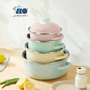 [최신상]ELO 고메파스텔 IH 법랑냄비 4종 풀세트
