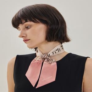 액세서리 [[26SS]] DCSC6E916P2 [SILK100%] 핑크 DD 패턴 쁘띠 실크스카프