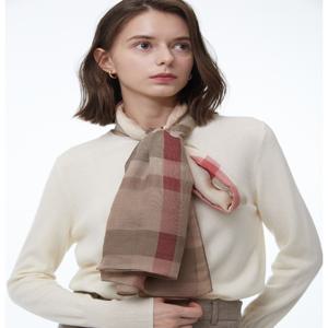 액세서리 여성 [[25SS]] WCSC5E108I2 [스테디셀러] 베이지 체크 울혼방 스카프