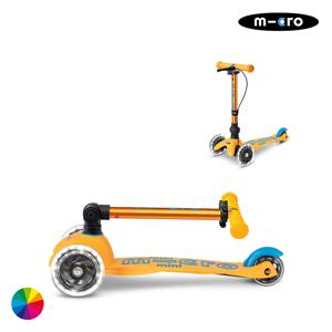 _미니 폴더블 디럭스 LED (색상선택) 유아 어린이 세발킥보드