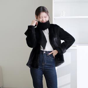 [CJ단독][최초가 590,000원]에르모아 밍크자켓+양모머플러