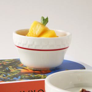 쉐난고 카디날 빈티지 레드 라인 요거트 볼 미니볼 10cm