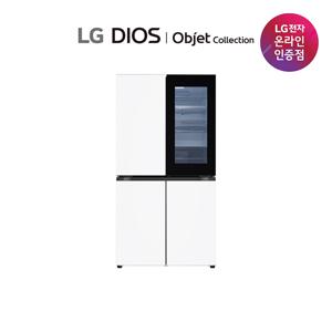 LG 디오스 오브제 노크온 5도어 원매직 냉장고 T875MHH412