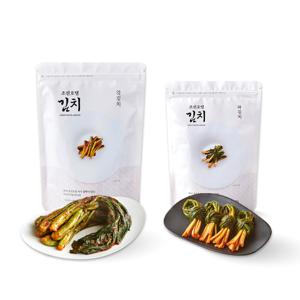 [조선호텔김치] 조선호텔 갓김치 1kg + 파김치 500g / 총 1.5kg