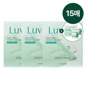 그린 시트러스 겔 마스크 플러스 5매입 3박스 (15매) [체험용] 그린 시트러스 겔 마스크 2매 + 그린세럼 1.5ml 5매