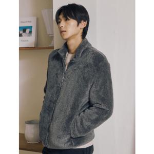 공용 플러피 하이넥 집업 PHF4TC3340