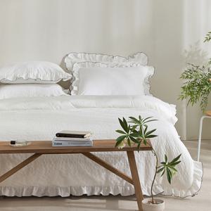 캐슬린 프릴 60수면+모달 무봉제 차렵이불 단품/세트/풀세트