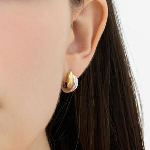 에트레브 실버(C) 듀얼 원터치 귀걸이 HL2E58232C9XXX